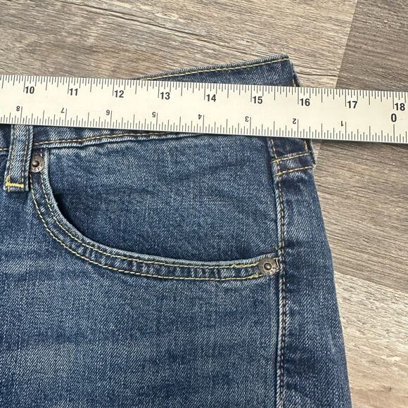 Levi's 514 Red Tab Mid Wash Faded Blue Mens 32x29 Straight Worn‎ In Denim Jeans - Picture 6 of 11